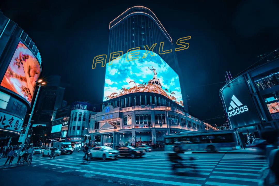 來北京路｜看雷曼康碩展1200m2 P6 8K超高清裸眼3D曲面屏