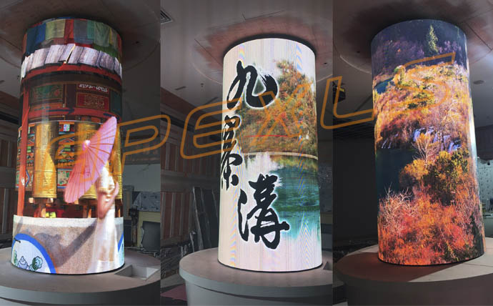 LED圓柱屏與透明屏的區(qū)別，哪個(gè)好