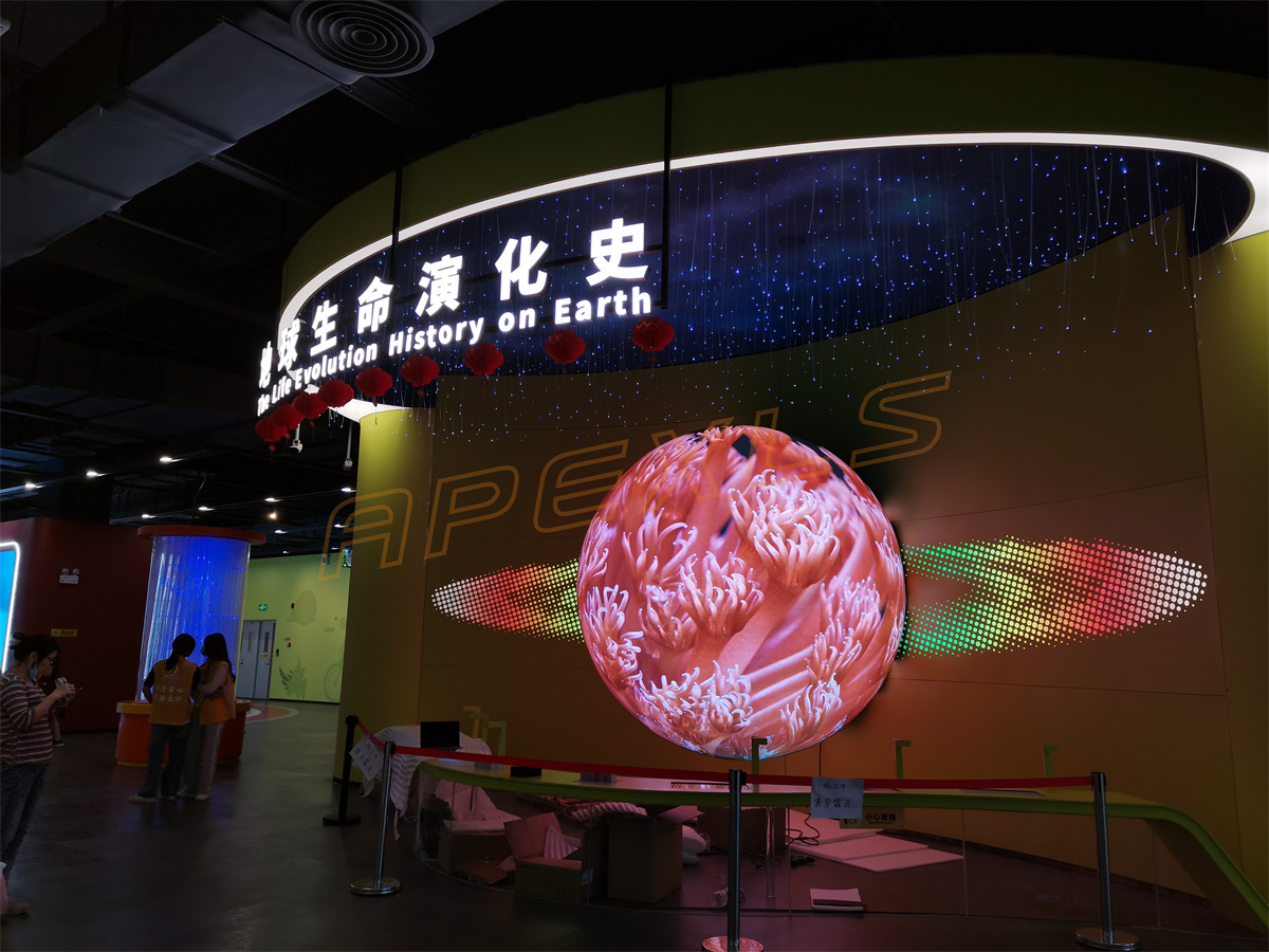 江門創(chuàng)智城文化綜合體三分之二球屏