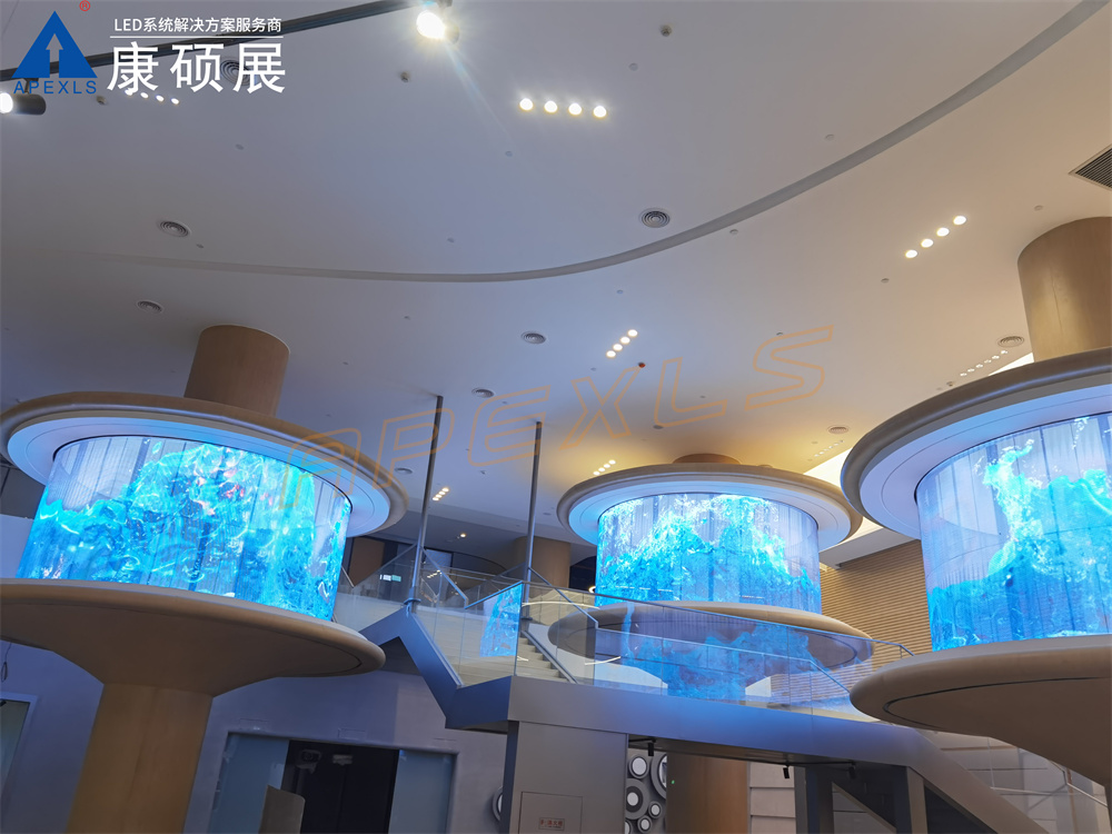 深圳龍華匯川技術(shù)總部大樓創(chuàng)意顯示屏項目