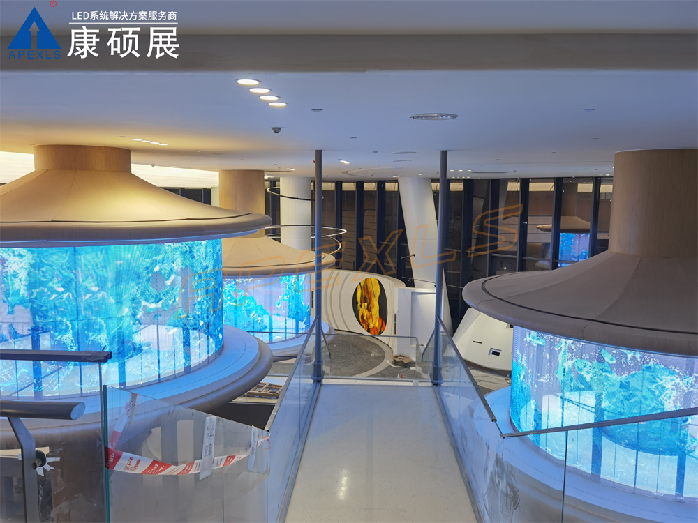 深圳龍華匯川技術(shù)總部大樓創(chuàng)意顯示屏項目