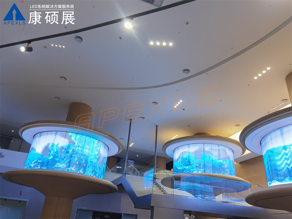 深圳龍華匯川技術(shù)總部大樓創(chuàng)意顯示屏項目