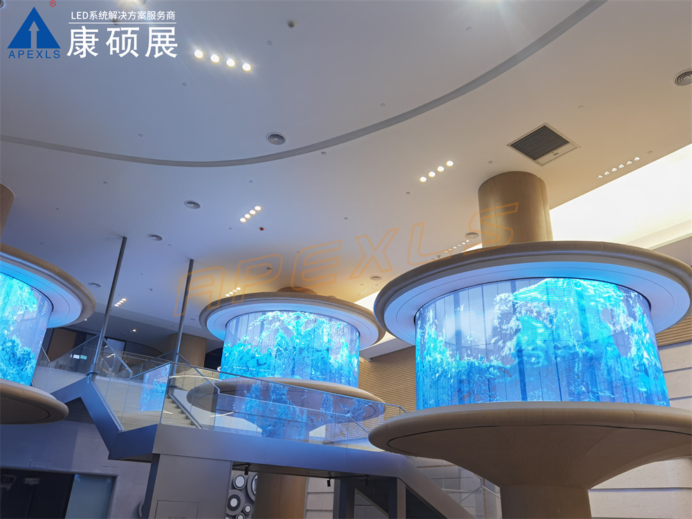 深圳龍華匯川技術(shù)總部大樓創(chuàng)意顯示屏項目