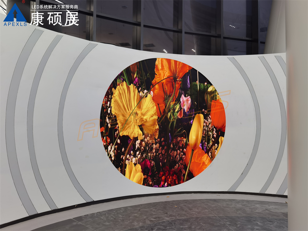 深圳龍華匯川技術(shù)總部大樓創(chuàng)意顯示屏項目