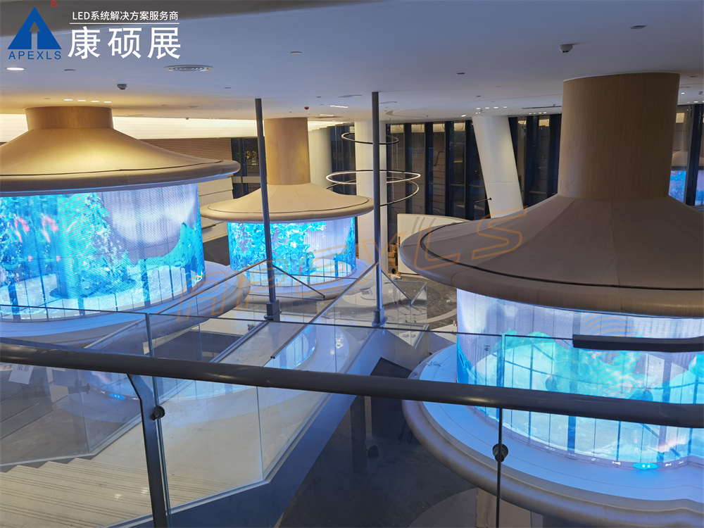深圳龍華匯川技術(shù)總部大樓創(chuàng)意顯示屏項目